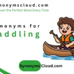 synonym for paddling