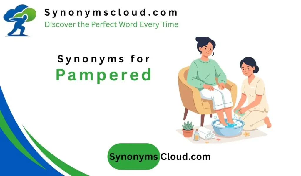 synonym for pampered