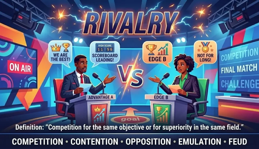 An exchange of diverging or opposite views.
