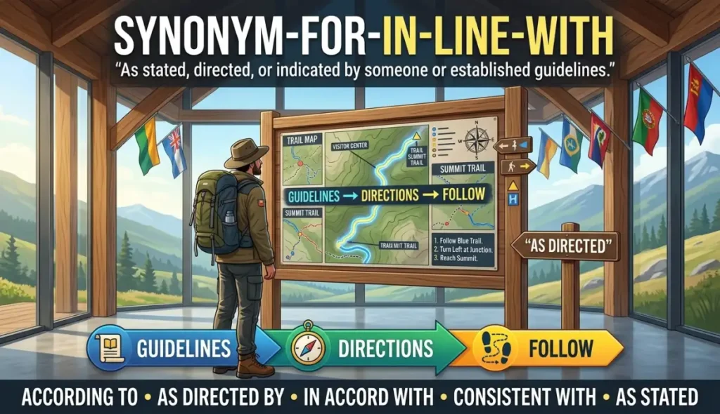 As stated or indicated by someone or a set of guidelines.
