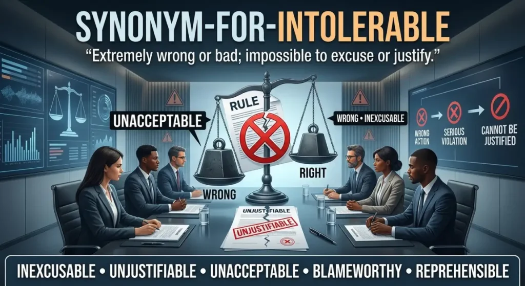 Extremely wrong or bad; impossible to excuse or justify.