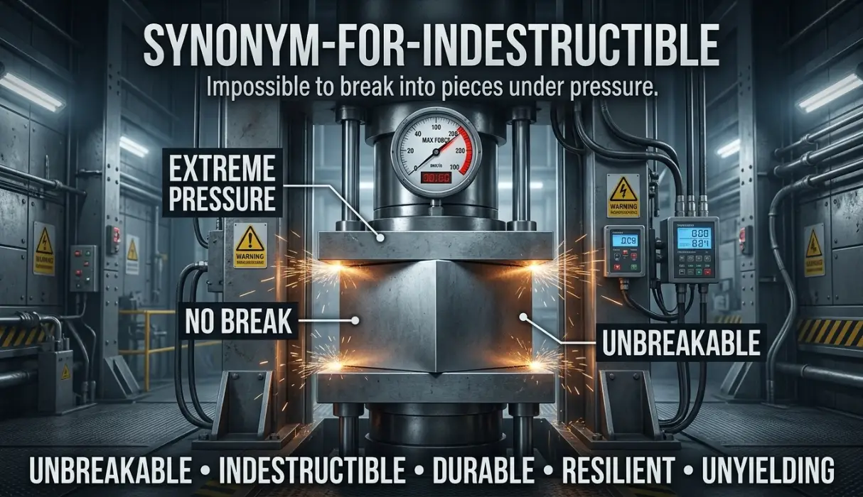 Impossible to break into pieces under pressure.