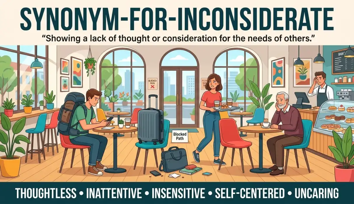 Showing a lack of thought or consideration for the needs of others.