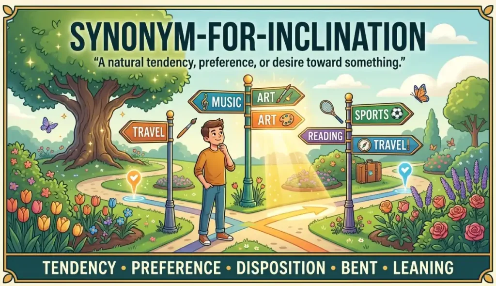 synonym for inclination