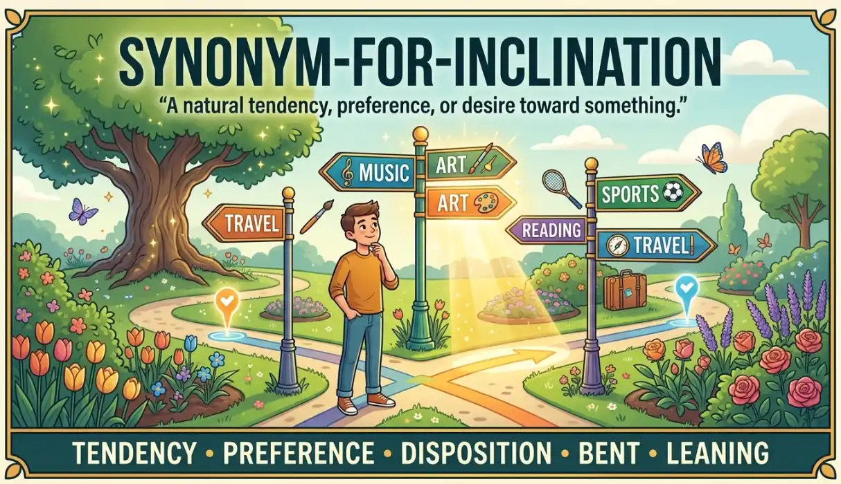 🧭 Synonym for Inclination: 50 Powerful Alternatives (2026)