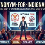 synonym for indignant