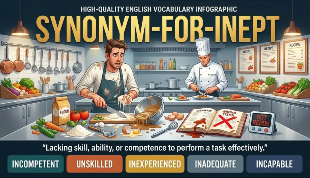 synonym for inept