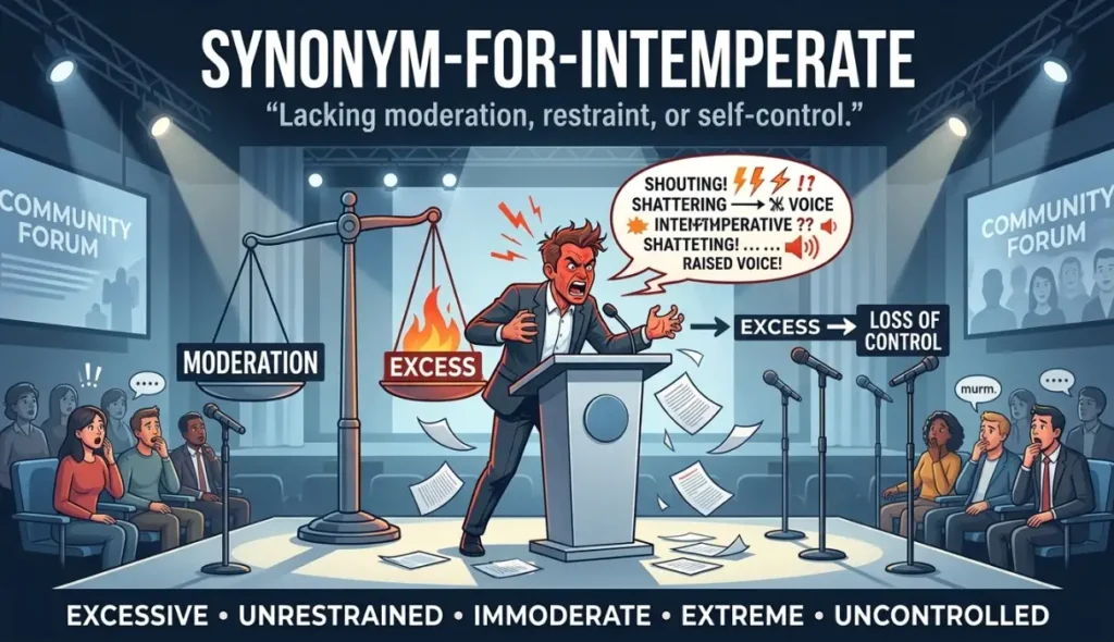 synonym for intemperate