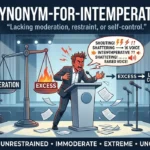 synonym for intemperate