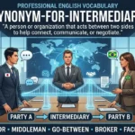 synonym for intermediary