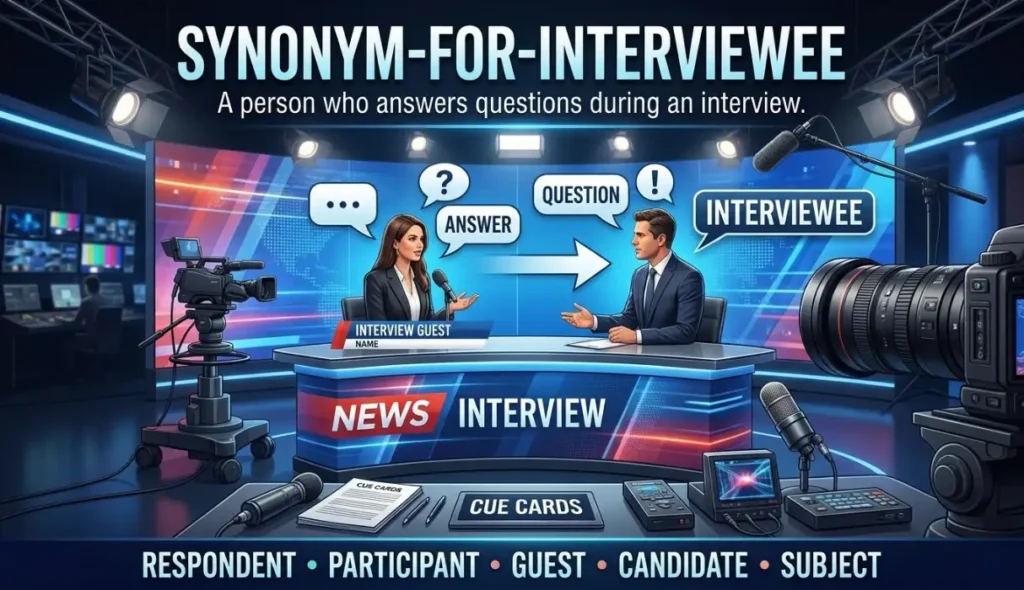 synonym for interviewee