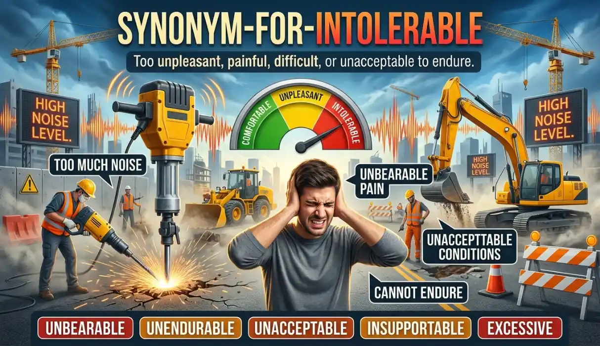 🚫55 Synonyms for Intolerable: Powerful Alternatives (2026)
