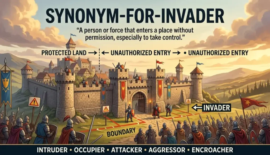 synonym for invader