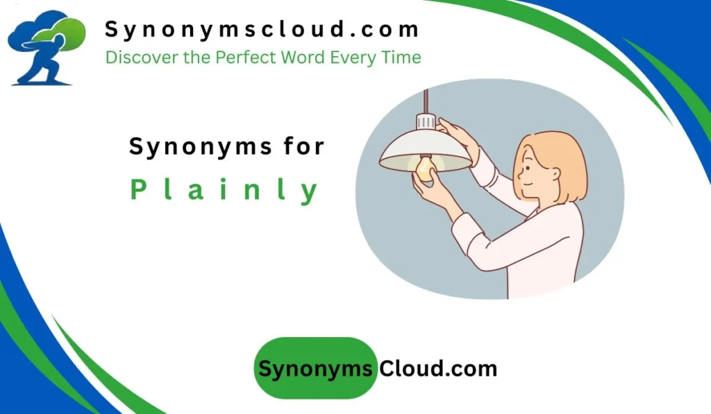 synonym for plainly