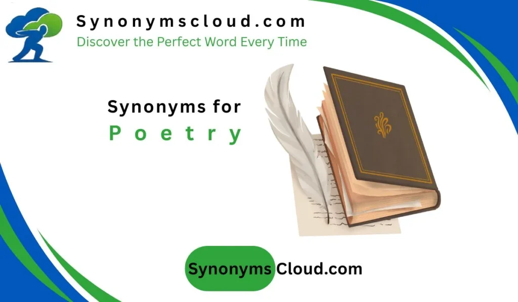 synonym for poetry