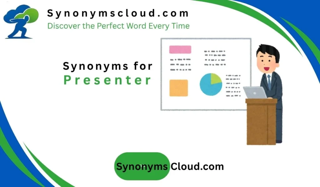 synonym for presenter