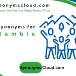 synonym for ramble