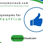 synonym for reaffirm