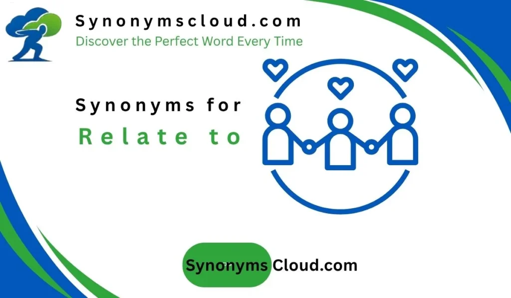 synonym for relate to