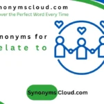 synonym for relate to