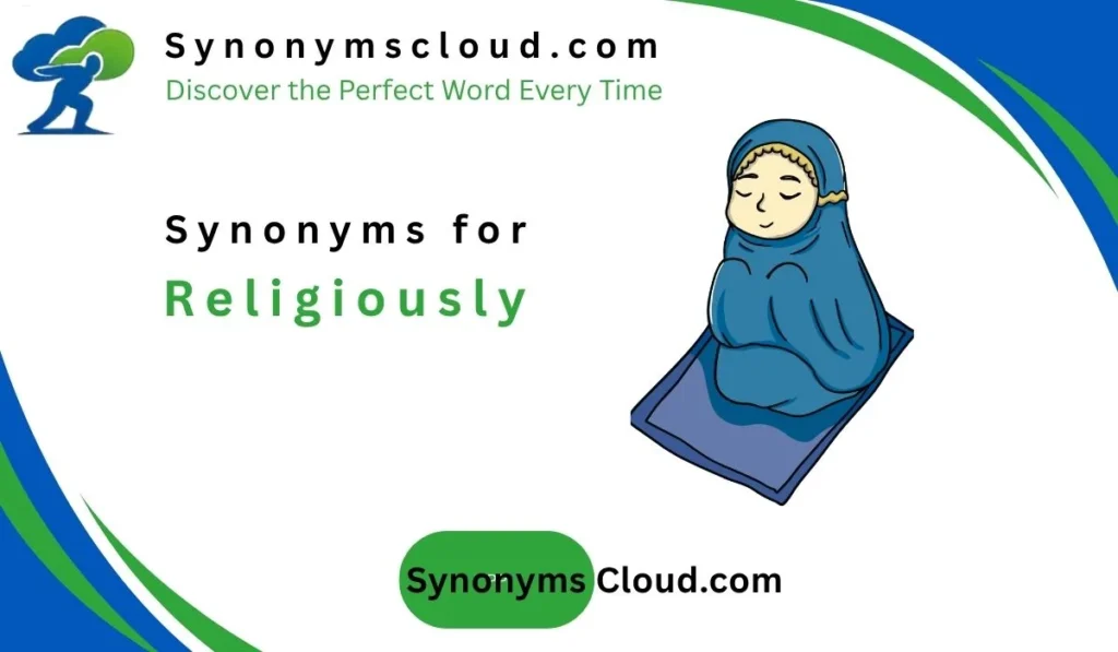 synonym for religiously