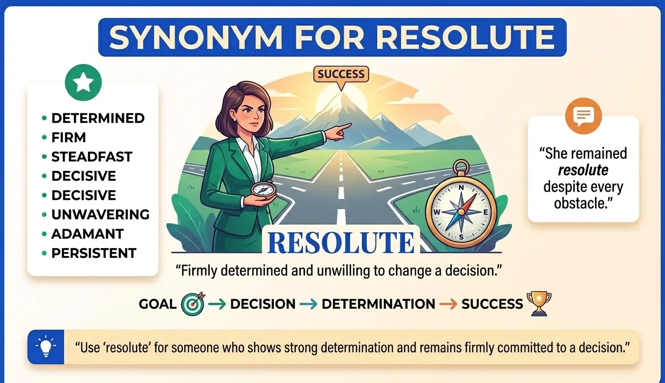 πͺ 50 Synonyms for Resolute: Powerful Alternatives (2026)