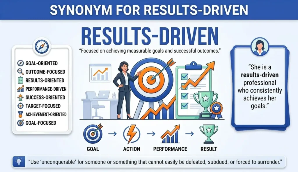 synonym for results driven