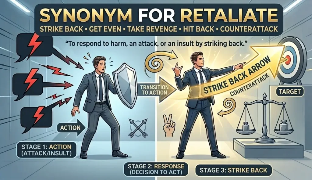 synonym for retaliate