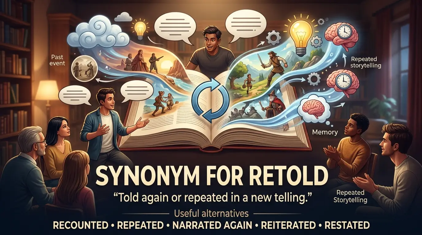 📖40 Synonyms for Retold: Powerful Alternatives (2026)