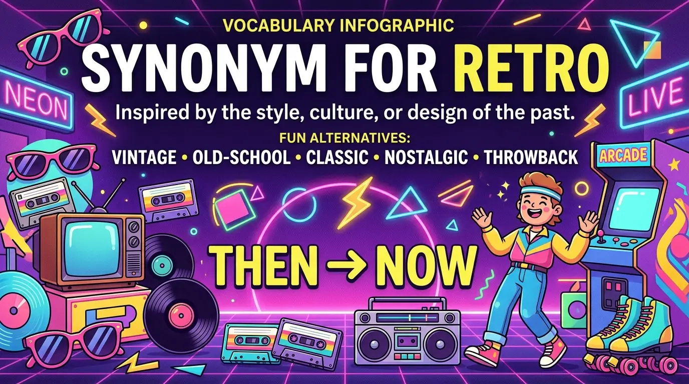 🕰️ 40 Synonyms for Retro: Powerful Alternatives (2026)