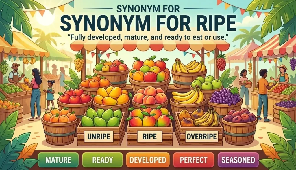 synonym for ripe
