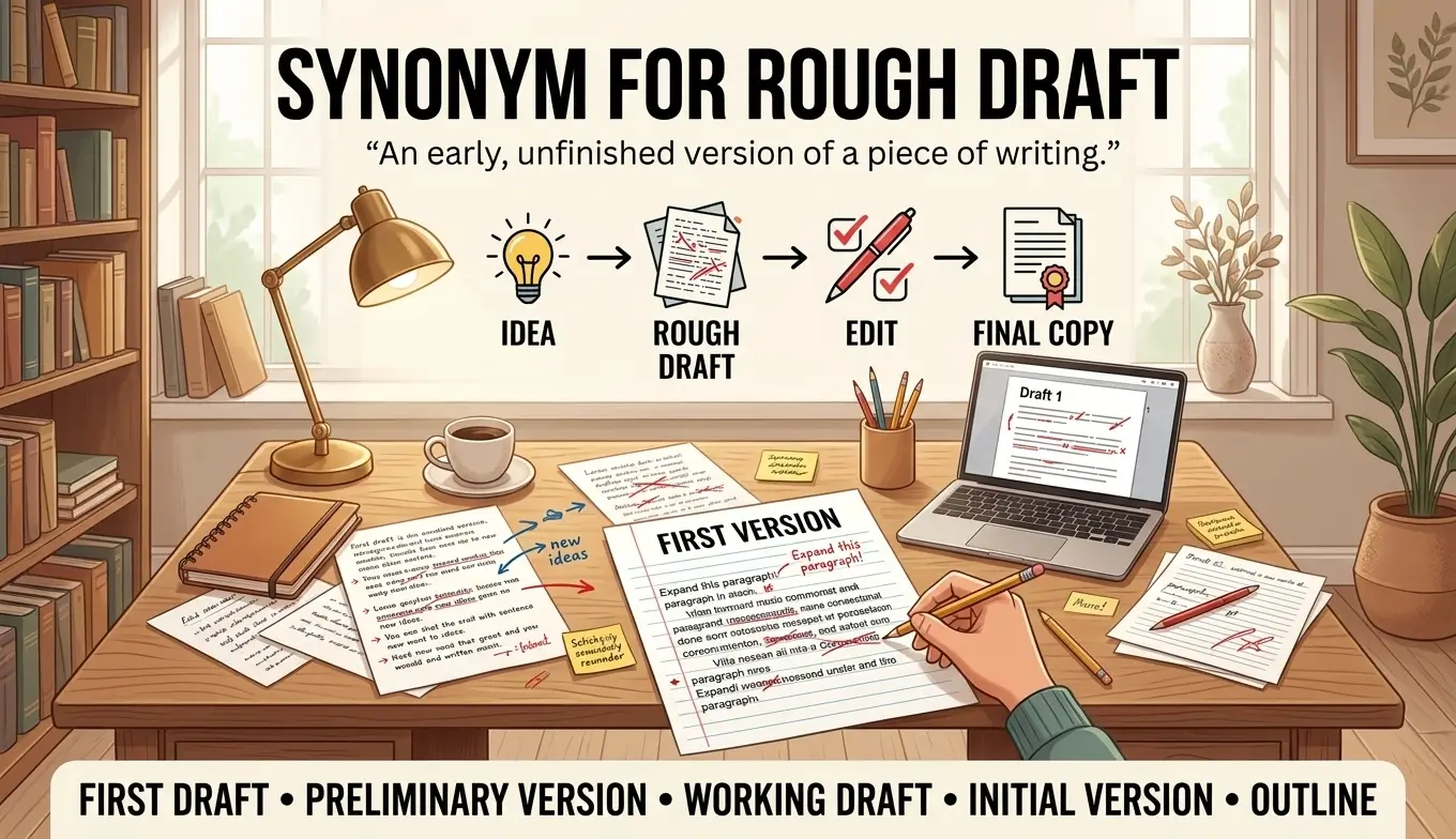 ✍️ 45 Synonyms for Rough Draft: Powerful Alternatives (2026)