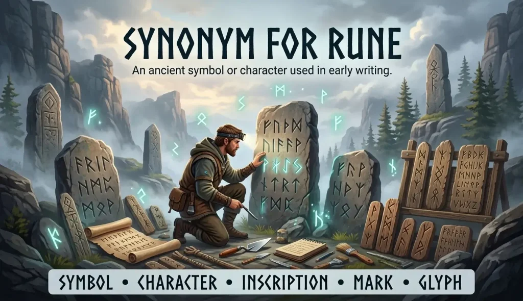 synonym for rune