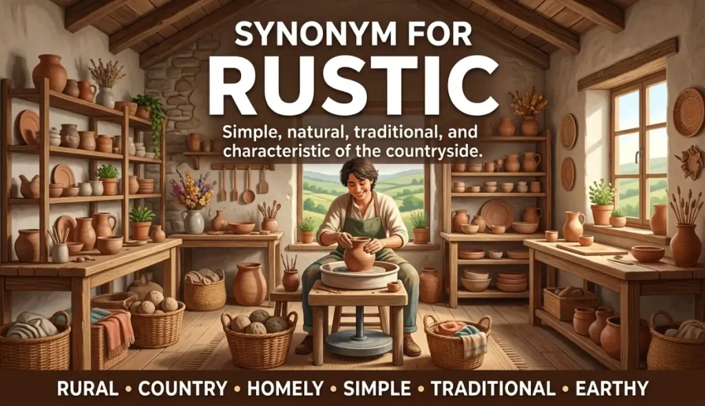synonym for rustic