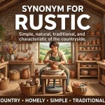synonym for rustic