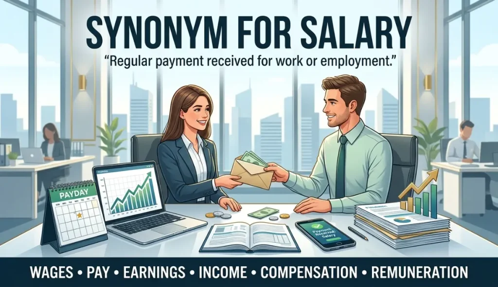 synonym for salary
