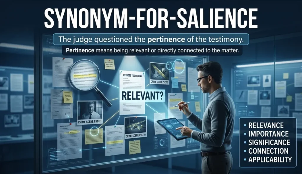 The judge questioned the pertinence of the testimony.