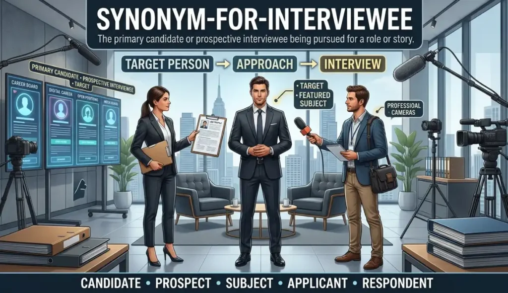 The primary candidate or prospective interviewee being pursued for a role or story.