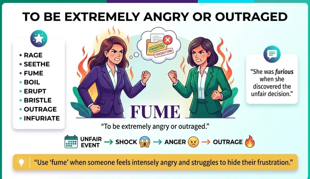 To be extremely angry or outraged.