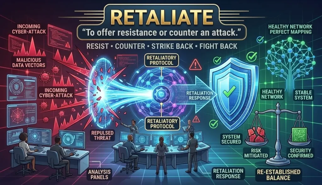 To offer resistance or counter an attack.