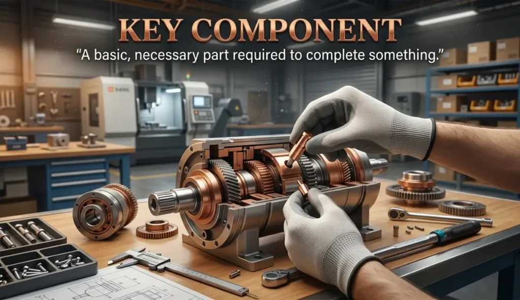 A basic, necessary part required to complete something.