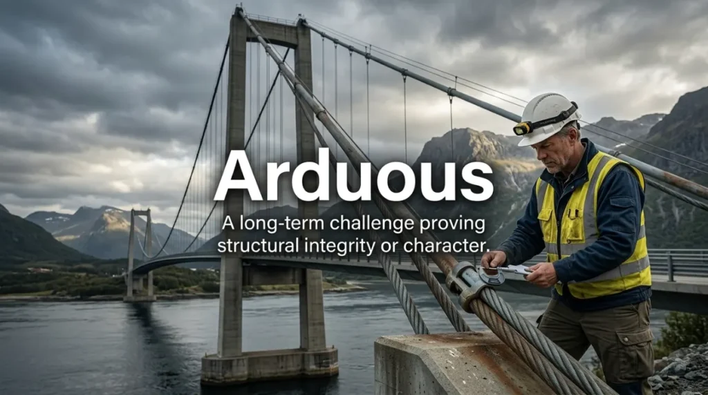 A long-term challenge proving structural integrity or character.