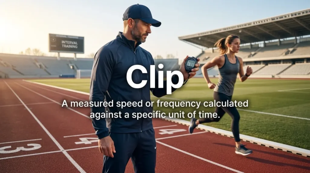 A measured speed or frequency calculated against a specific unit of time.