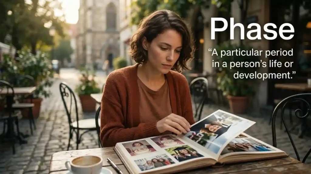 A particular period in a person’s life or development.