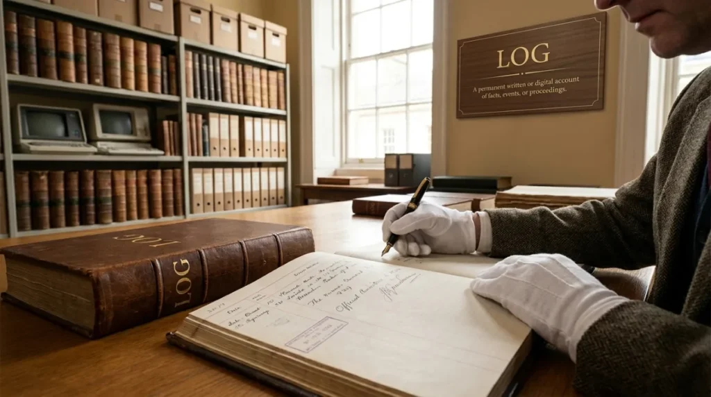 A permanent written or digital account of facts, events, or proceedings.