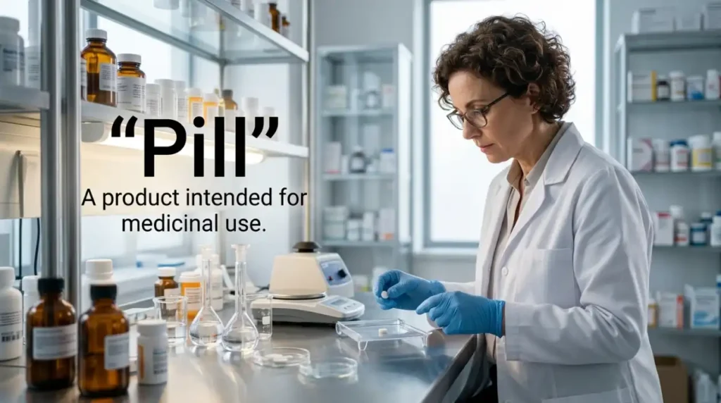 A product intended for medicinal use.