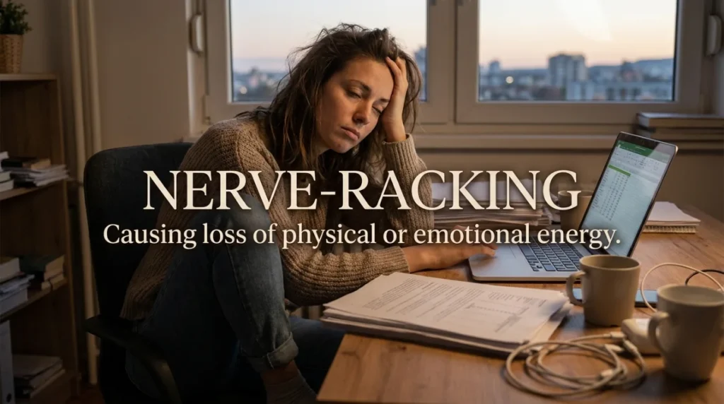 Causing loss of physical or emotional energy.