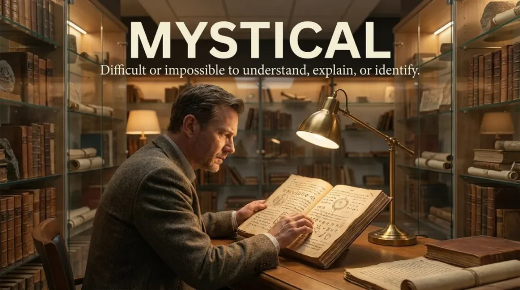 Difficult or impossible to understand, explain, or identify.