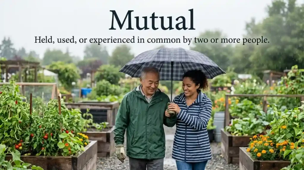 Held, used, or experienced in common by two or more people.