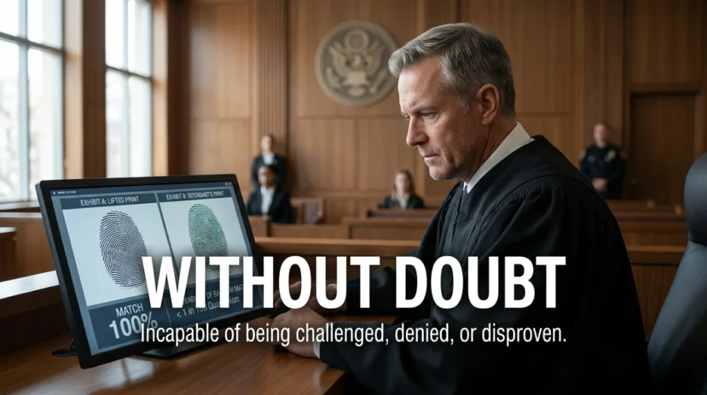 Incapable of being challenged, denied, or disproven.